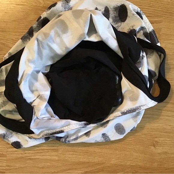 lululemon athletica White and Black Polka Dot Romper - Picture 5 of 5